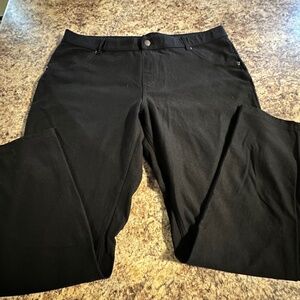 Women’s HUE Black Jegging Pants Size XL